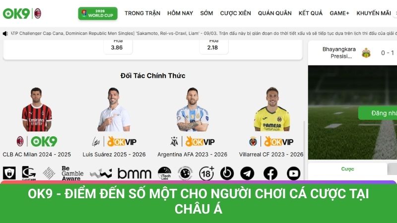 OK9 - Nhà cái số 1 hiện nay